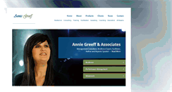 Desktop Screenshot of anniegreeff.com